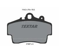 Textar Car Brake Pad Front Prepared For Wear Indicator For Porsche 2193702