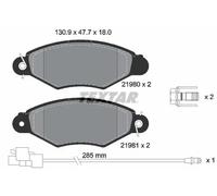 TEXTAR 2198009 Brake pad set
