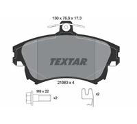 Brake pads 2198302 TEXTAR for MITSUBISHI VOLVO