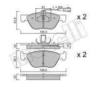 BRAKE PAD SET DISC BRAKE 22-0083-1 FOR ALFA ROMEO LANCIA AR36301/34103 2.0L 166