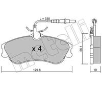 BRAKE PAD SET DISC BRAKE 22-0217-0 FOR PEUGEOT PARTNER/Platform/Chassis/MPV 1.4L