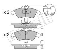 Brake pads 22-0256-0 METELLI for MERCEDES-BENZ VW