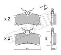 New Brake Pad Set, disc brake for TOYOTA:AVENSIS,COROLLA,COROLLA VIII