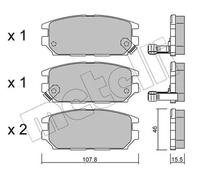 New Brake Pad Set, disc brake for MITSUBISHI:NIMBUS,GALANT VII,GALANT Mk V