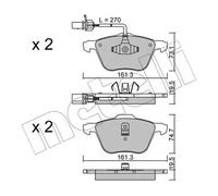 BRAKE PAD SET DISC BRAKE 22-0551-0 FOR VW CARAVELLE/TRANSPORTER/IV/Bus/EUROVAN