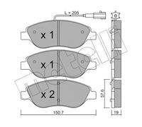 Brake pads 22-0577-0 METELLI for FIAT LANCIA ALFA ROMEO