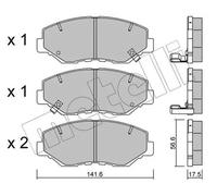 metelligroup 22-0606-0 - Brake Pads