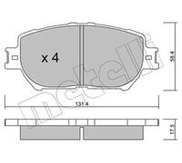 New Brake Pad Set, disc brake for TOYOTA:CAMRY Saloon,CAMRY V Saloon V9118-A90