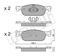 BRAKE PAD SET DISC BRAKE 22-1109-0 FOR RENAULT CLIO/MIO/IV/Sport/Tourer/SPORT
