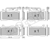 Brake pads 22-1141-0 METELLI for ALFA ROMEO STELVIO
