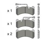 METELLI 22-1201-2 Brake pad set