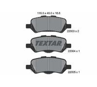2200301 BRAKE PAD SET, DISC BRAKE FITS ABARTH STRADA 125 TC 2.0