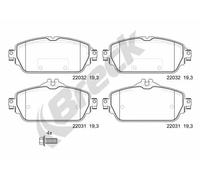 Brake pads 22031 00 701 10 BRECK for MERCEDES-BENZ C-CLASS C-CLASS T-Model