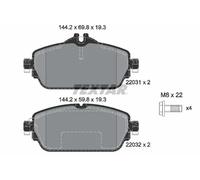 Brake pads 2203102 TEXTAR for MERCEDES-BENZ GLA-CLASS C-CLASS C-CLASS T-Model