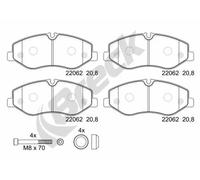 Brake pads 22062 00 703 00 BRECK for MERCEDES-BENZ V-CLASS VITO Van VITO Tourer