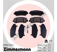 ZIMMERMANN 22065.175.1 Brake pad set