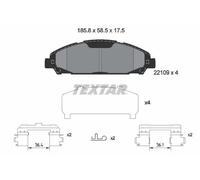 TEXTAR 2210901 Brake pad set