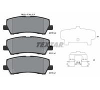 BRAKE PAD SET DISC BRAKE 2211001 FOR FORD USA N48H/N38H 2.3L 4cyl MUSTANG 5.0L