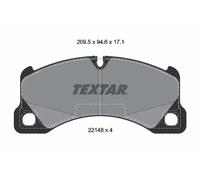 Brake pads 2214801 TEXTAR for PORSCHE CAYENNE CAYENNE Coupe