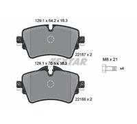 Brake pads 2218701 TEXTAR for MINI BMW