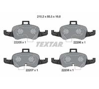 Textar 2220501 Brake Pad Set