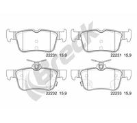 Brake pads 22231 00 702 00 BRECK for FORD MONDEO V Saloon KUGA II KUGA II VAN