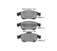 Textar Brake Pads Set Front 2224001 - Genuine OE for Fiat 500X & Jeep Renegade