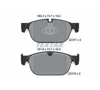 Textar Brake Pads 2231701 - Genuine OE Full Front Set of 4 - Fits Volvo - 1 Year Warranty