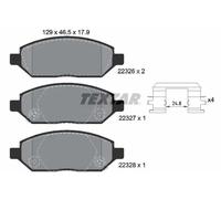 Brake Pads Full Set Of 4 Front 2232601 Textar Vauxhall