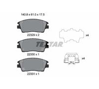 Brake pads 2232901 TEXTAR for HYUNDAI KIA
