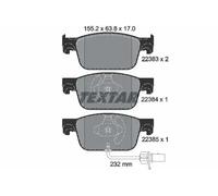 Brake pads 2238301 TEXTAR for AUDI A4 B9 A4 B9 Avant A4 Allroad B9 A5
