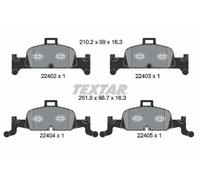 TEXTAR 2240201 Brake pad set