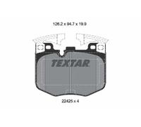 Brake pads 2242501 TEXTAR for BMW TOYOTA ALPINA