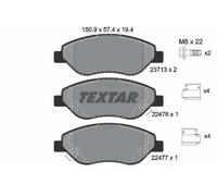 Brake pads 2247601 TEXTAR for FIAT TIPO Saloon TIPO Hatchback TIPO Estate