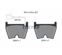 TEXTAR 2249101 Brake pad set