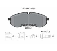 TEXTAR 2249201 Brake pad set