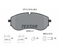 Brake pads 2249301 TEXTAR for VW MAN