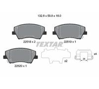 Textar Brake Pads Brake Pad Set Front Axle Q+ 2251801
