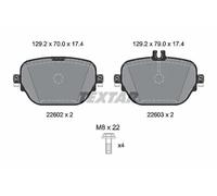 TEXTAR 2260203 Brake pad set