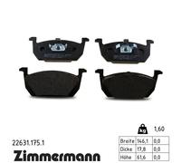 ZIMMERMANN 22631.175.1 Brake pad set