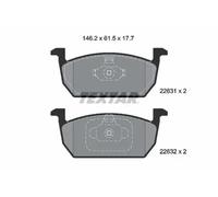 Brake Pads Set 2263101 Front Textar 2Q0698151B 2Q0698151C 2Q0698151E 2Q0698151G