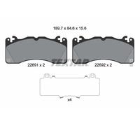TEXTAR 2269101 Brake pad set