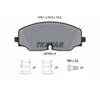 TEXTAR 2276901 Brake pad set