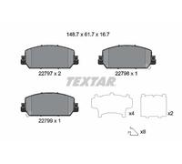 TEXTAR 2279701 Brake pad set