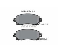 TEXTAR 2280001 Brake pad set