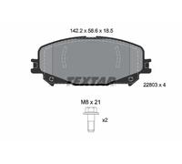 TEXTAR 2280301 Brake pad set