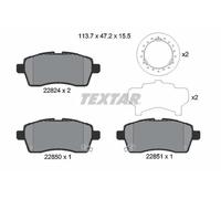 Brake pads 2282401 TEXTAR for SUZUKI IGNIS III