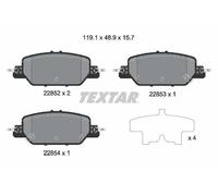 TEXTAR 2285201 Brake pad set