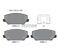 TEXTAR 2285501 Brake pad set