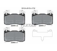 TEXTAR 2285801 Brake pad set